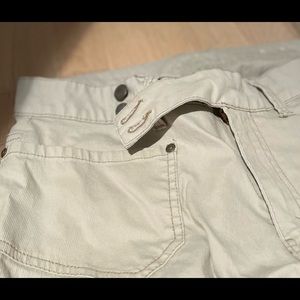 Vintage White Corduroy Jeans
